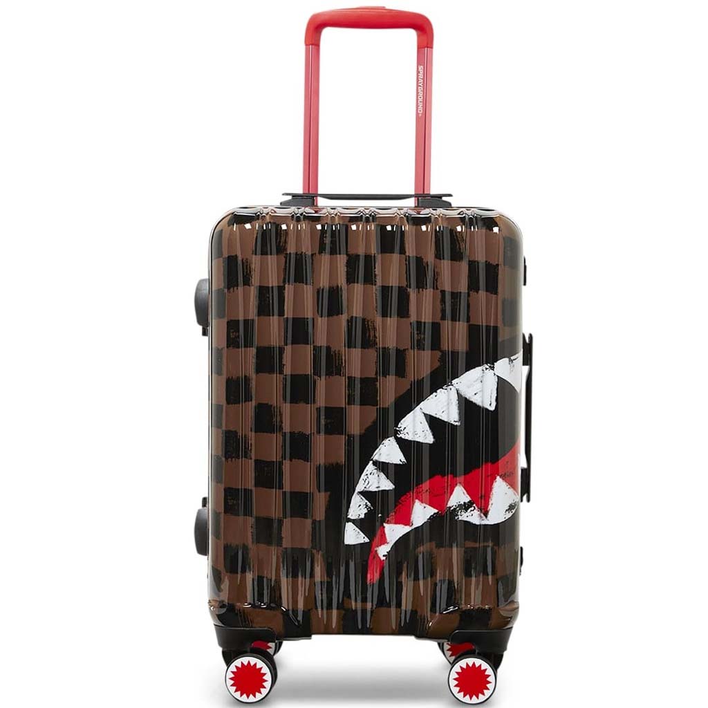 Sprayground Sharks In Paris Painted Hard Luggage